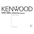 Cover page of KENWOOD KRC-4904 Owner's Manual