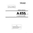 Cover page of TEAC A-X55 Service Manual
