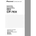 Cover page of PIONEER CP-7EX/XTW1/E Owner's Manual