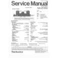 Cover page of TECHNICS SAEH60 Service Manual