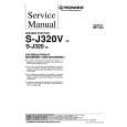 Cover page of PIONEER SJ320V XE Service Manual
