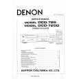 Cover page of DENON DCD725 Service Manual