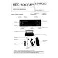 Cover page of KENWOOD KDC5060R/RY Service Manual