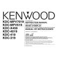 Cover page of KENWOOD KDC-X459 Owner's Manual