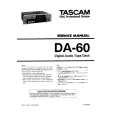 Cover page of TEAC DA-60 Service Manual