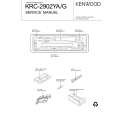 Cover page of KENWOOD KRC2902G Service Manual