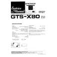 Cover page of PIONEER GTSX80 Service Manual