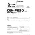 Cover page of PIONEER KEH-P690UC Service Manual