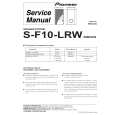 Cover page of PIONEER S-F10-LRW/XMD/EW Service Manual