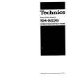 Cover page of TECHNICS SH-8029 Owner's Manual