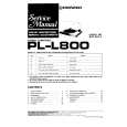 Cover page of PIONEER PLL800 Service Manual