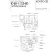 Cover page of KENWOOD D40113205 Service Manual