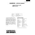 Cover page of ONKYO DX-100 Service Manual