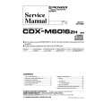 Cover page of PIONEER CDX-M6016ZH EW Service Manual