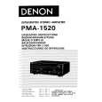 Cover page of DENON PMA-1520 Owner's Manual