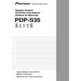 Cover page of PIONEER PDP-S35 Owner's Manual