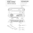 Cover page of KENWOOD KAC-X542 Service Manual