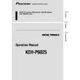 Cover page of PIONEER KEH-P6025/XN/ES Owner's Manual