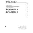 Cover page of PIONEER DEH-2100UB/XN/EW5 Owner's Manual