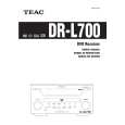 Cover page of TEAC DRL700 Owner's Manual