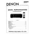 Cover page of DENON AVR-810G Service Manual