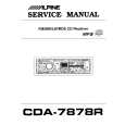 Cover page of ALPINE CDA7878R Service Manual