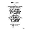 Cover page of PIONEER X-A3900/KCXJ Owner's Manual