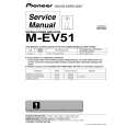 Cover page of PIONEER M-EV51/DDRXJ Service Manual