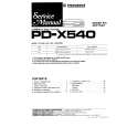 Cover page of PIONEER PDX-540 Service Manual