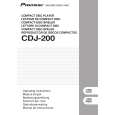 Cover page of PIONEER CDJ-200 Owner's Manual