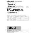 Cover page of PIONEER DV-490V-G/RAXZT5 Service Manual