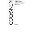 Cover page of KENWOOD KRA4030 Owner's Manual