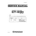 Cover page of PIONEER CT-5151 Service Manual