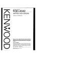 Cover page of KENWOOD KGC4042 Owner's Manual