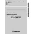 Cover page of PIONEER KEH-P4900R Owner's Manual