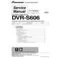 Cover page of PIONEER DVR-S606/TKBXV Service Manual