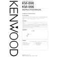 Cover page of KENWOOD KM896 Owner's Manual