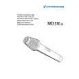 Cover page of SENNHEISER MD 516 FE Owner's Manual