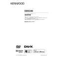 Cover page of KENWOOD DDX340 Owner's Manual