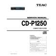 Cover page of TEAC CD-P1250 Service Manual