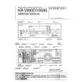 Cover page of KENWOOD KRV990D Service Manual