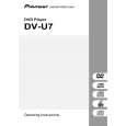 Cover page of PIONEER DV-U7/RDXJ/RD Owner's Manual