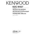 Cover page of KENWOOD KDC-W427 Owner's Manual