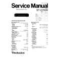 Cover page of TECHNICS STGT630 Service Manual