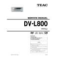 Cover page of TEAC DV-L800 Service Manual