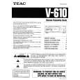 Cover page of TEAC V610 Owner's Manual
