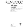 Cover page of KENWOOD DPV900 Owner's Manual