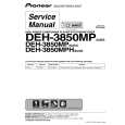 Cover page of PIONEER DEH-3850MPCN Service Manual