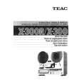 Cover page of TEAC X300 Owner's Manual