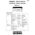 Cover page of ONKYO A7 Service Manual